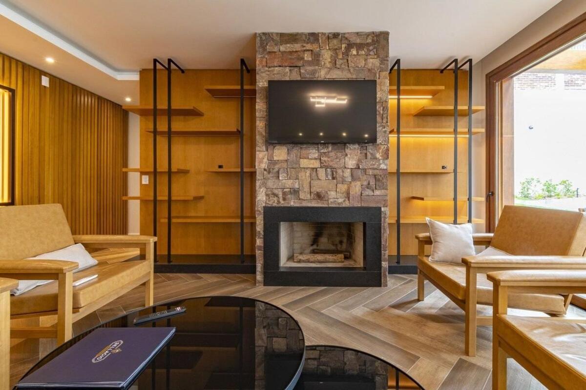 Rosa Edificio Bellagio Canela Com Infraestrutura Completa Apartman Kültér fotó