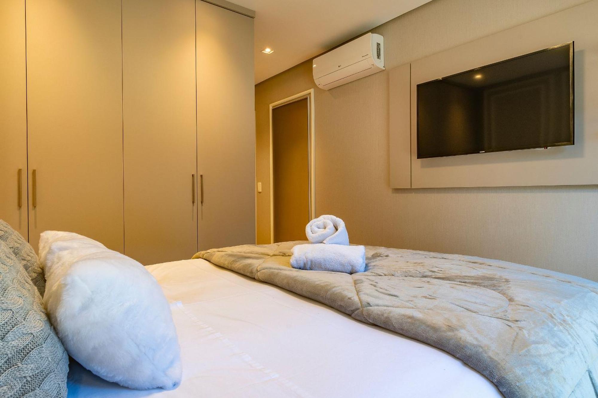 Rosa Edificio Bellagio Canela Com Infraestrutura Completa Apartman Kültér fotó
