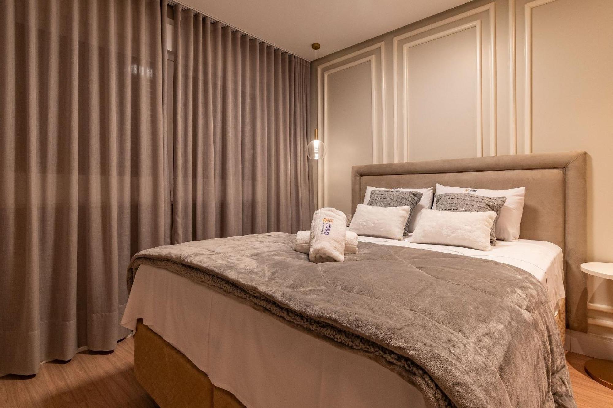Rosa Edificio Bellagio Canela Com Infraestrutura Completa Apartman Kültér fotó