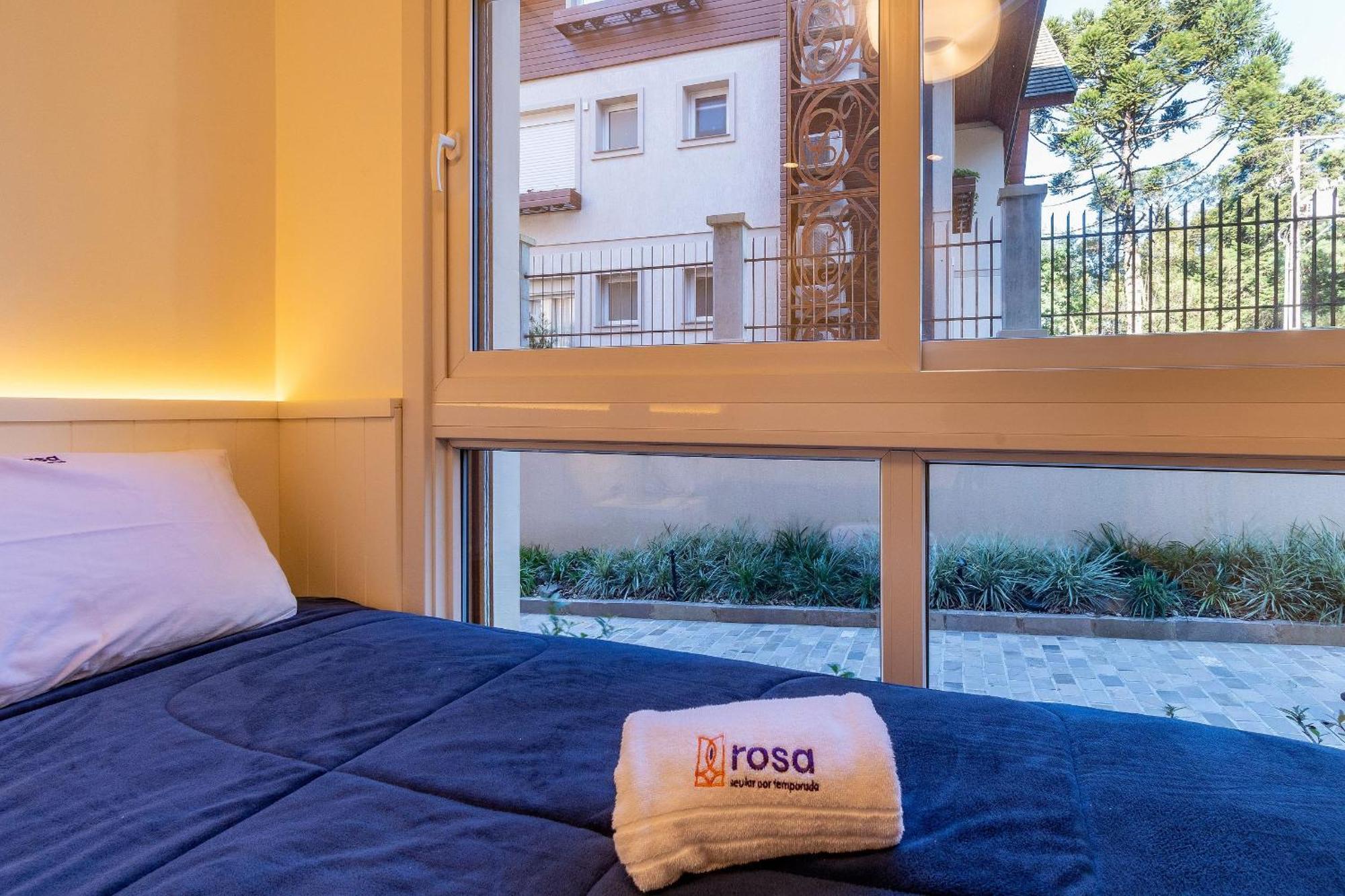 Rosa Edificio Bellagio Canela Com Infraestrutura Completa Apartman Kültér fotó